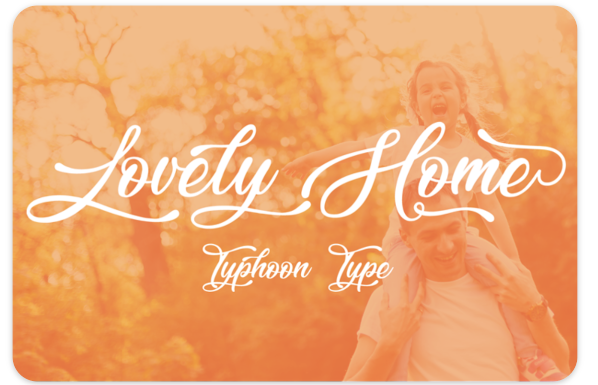 Lovely Home Font