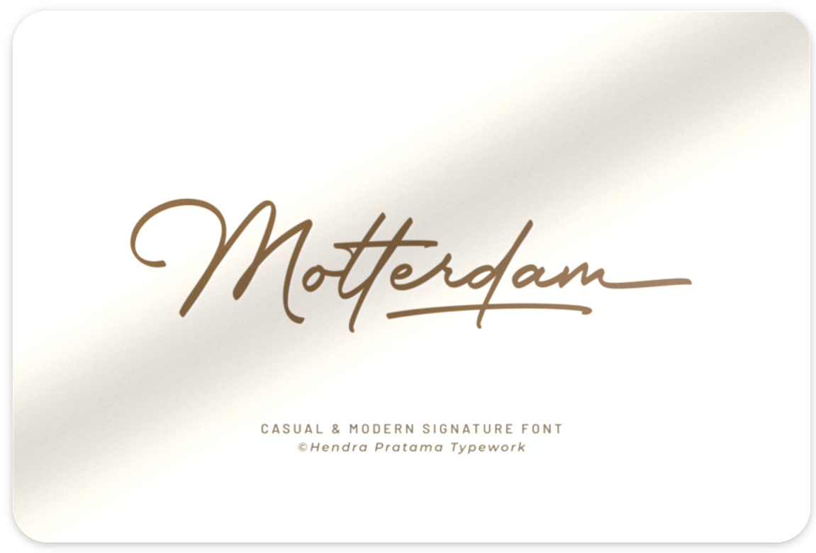 Motterdam Font