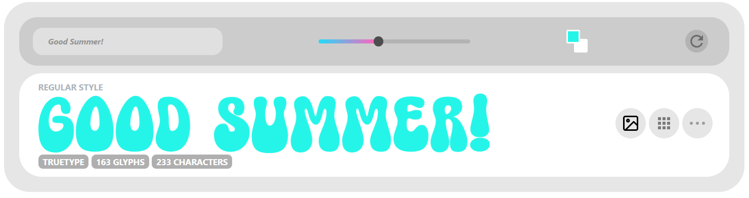 Super Summer Font 여름에 어울리는 무료 영어 폰트